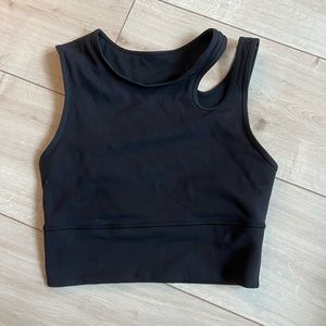Lululemon asymmetric crop top